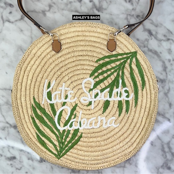 Kate Spade Sunkiss Cabana Straw Medium Tote - Picture 2 of 11
